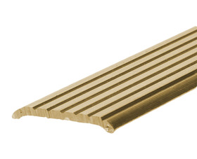 Frost King H433FB3A 1-1/4" X 36" Fluted Aluminum Seam Binder - Gold Finish