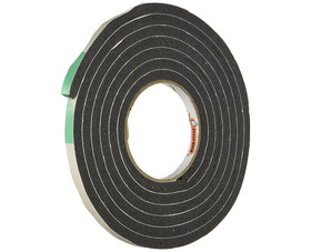 Frost King R538A 3/8" X 5/16" X 10' Sponge Rubber Tape - Black