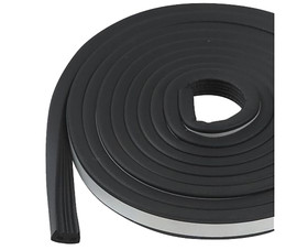 Frost King V27BK 9/16" x 5/16" x 10' Black Cushioned Home/Auto/Marine Self Stick Weatherseal Tape