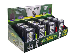 Go Green Power GG-113-23PAD The Pad - COB Display Box LED Rotating Magnetic Stand