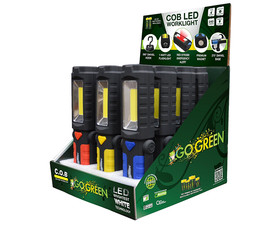 Go Green Power GG-113-WLDISP COB LED Work Light - 12 Piece Display