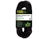 Go Green Power Gg-13700Bk 16/3 100' Black Extension Cord