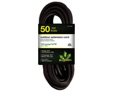 Go Green Power Gg-13750Bk 16/3 50' Black Extension Cord