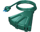 Go Green Power GG-15008GN 8' Tri Tap - 16/3