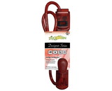 Go Green Power Gg-16103Mdr 6 Outlet Translucent Red Surge Protector 250 Joules 3' Cord 15Amp Circuit Breaker
