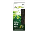 Go Green Power Gg-16315-15Bk Black Plastic 6 Outlet Surge Protector 1200 Joules Emi/Rfi Lighted Rocker Switch 15 Amp Breaker