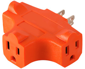 Go Green Power GG-3406OR 3 Wire Cube Adapter - Orange
