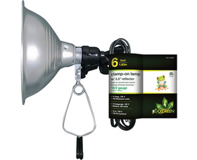 Go Green Power GG-34806 6' Clamp-On Light With 5.5" Shade - Brown Cord