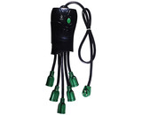 Go Green Power GG-50CT Black 5 Outlet Squid Surge Protector - 250 Joules
