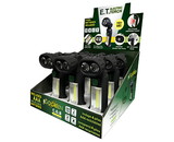 Go Green Power GG-ET Electric Torth 300 Lumens 4 Modes Rubberized Body/ 9 Piece Display Batteries Included