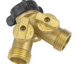 Gilmour 813004-1001 Solid Brass Y Shut-Off Connector