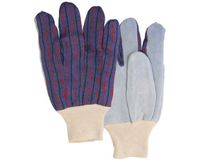 Gloves  Knit Wrist Leather Palm Glove