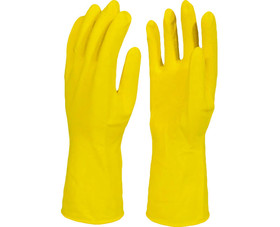 Gloves 9640XL Yellow Latex Gloves - Extra Large