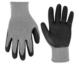 Gloves 9660M Heavy Cotton Glove With Rubber Dipped Palm - Medium