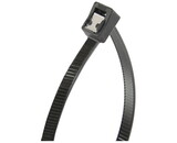 Gardner Bender 46-308UVBSC 8" Self Cutting Cable Tie, black, 50lb., 50 per bag,