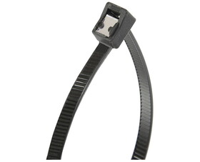 Gardner Bender 46-311UVBSC 11" Self Cutting Cable Tie, black, 50lb., 50 per bag,