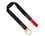 General Work Products A10125000 1-3/4" x 10' - Disposable Concrete Anchor Point Strap + Large D Ring Full Length Wear Pad Red