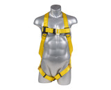 General Work Products H11110005 Yellow Full Body Harness W/ 3 Point Adjustment + Dorsal D Ring