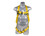 General Work Products H11110005 Yellow Full Body Harness W/ 3 Point Adjustment + Dorsal D Ring