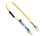 General Work Products L111111 6' Single Leg Shock Absorber Lanyard 3/4" Hook Yellow Webbing Blue Color Shock Pack
