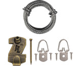 Hangz 12030 1 Hole D Ring Wire Kit - 30 Lb.