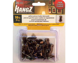 Hangz 33010 10 Lb. Gallery Hooks - Value Pack