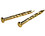 Hillman Group 122535 7/8" Metal Trim Nails - Brass Plated
