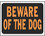 HY-KO Products 3002 9" X 12" Signs - Beware Of The Dog
