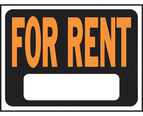 HY-KO Products 3005 9" X 12" Signs - For Rent