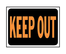 HY-KO Products 3010 9" X 12" Signs - Keep Out