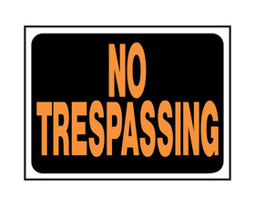 HY-KO Products 3014 9" X 12" Signs - No Trespassing