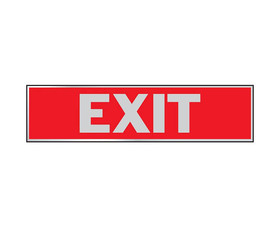 HY-KO Products 411 2" X 8" Signs - Exit