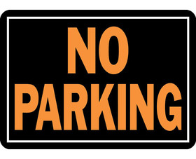 HY-KO Products 805 10" X 14" Aluminum No Parking Sign
