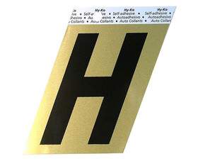 HY-KO Products GG25H 3-1/2" Gold Letter - H