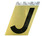 HY-KO Products GG25J 3-1/2" Gold Letter - J
