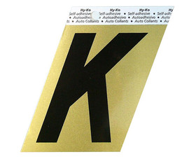 HY-KO Products GG25K 3-1/2" Gold Letter - K