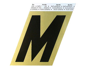 HY-KO Products GG25M 3-1/2" Gold Letter - M