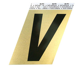 HY-KO Products GG25V 3-1/2" Gold Letter - V