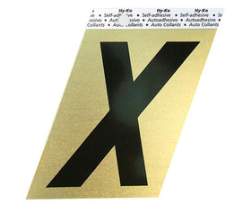 HY-KO Products GG25X 3-1/2" Gold Letter - X