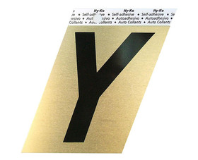 HY-KO Products GG25Y 3-1/2" Gold Letter - Y