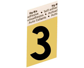 HY-KO Products GR103 1-1/2" Gold Number - 3