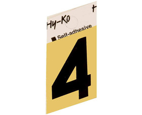 HY-KO Products GR104 1-1/2" Gold Number - 4