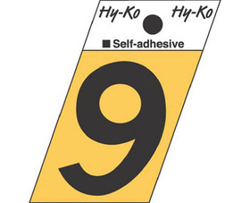 HY-KO Products GR109 1-1/2" Gold Number - 9