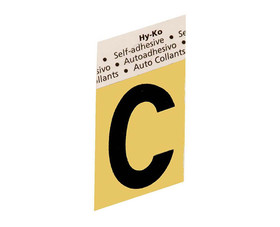 HY-KO Products GR10C 1-1/2" Gold Letter - C