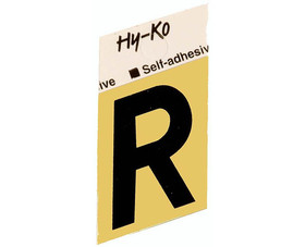 HY-KO Products GR10R 1-1/2" Gold Letter - R