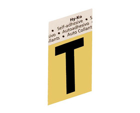 HY-KO Products GR10T 1-1/2" Gold Letter - T