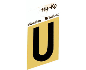 HY-KO Products GR10U 1-1/2" Gold Letter - U