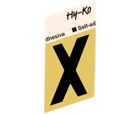 HY-KO Products GR10X 1-1/2" Gold Letter - X