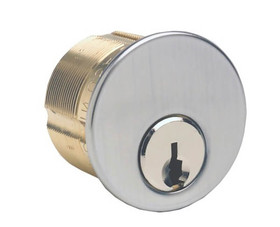 Ilco  1-1/8" Mortise Cylinder Russwin D1 Keyway US3 Finish