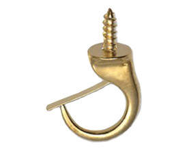 Impex/OOK 534120 1-1/4" Brass Safety Mug Hooks